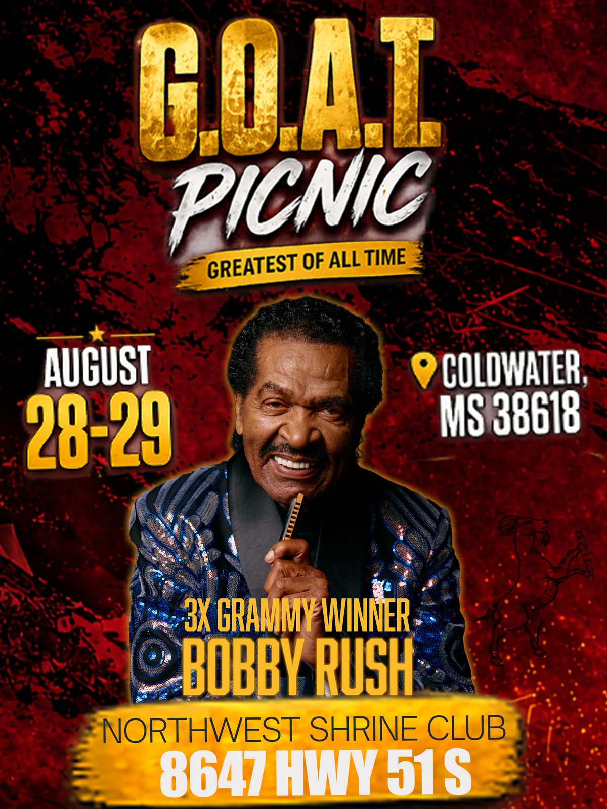 G.O.A.T. Picnic 2026 featuring Bobby Rush